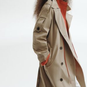 ترنچ کن بلند زنانه برندH&M ORIGINAL اچ اند ام اورجینال NEW 2026 انگلستان