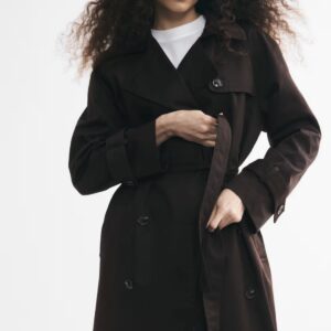 ترنچ کت قهوه ای زنانه برندH&M ORIGINAL اچ اند ام اورجینال NEW 2026 انگلستان