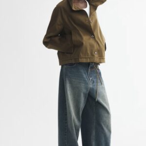 کت نخی زنانه با یقه ایستاده برندH&M ORIGINAL اچ اند ام اورجینال NEW 2026 انگلستان