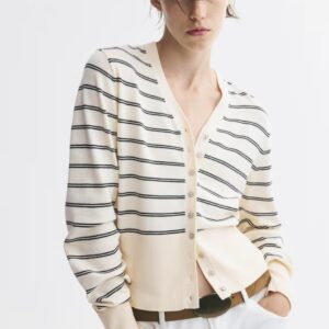 بافت نازک یقه هفت زنانه برندH&M ORIGINAL اچ اند ام اورجینال NEW 2026 انگلستان
