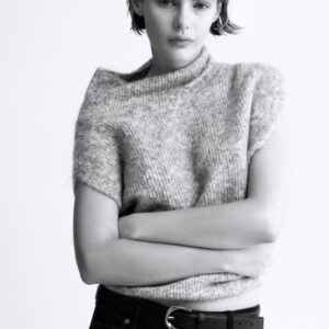 وست بافت یقه اسکی زنانه برندH&M ORIGINAL اچ اند ام اورجینال NEW 2026 انگلستان